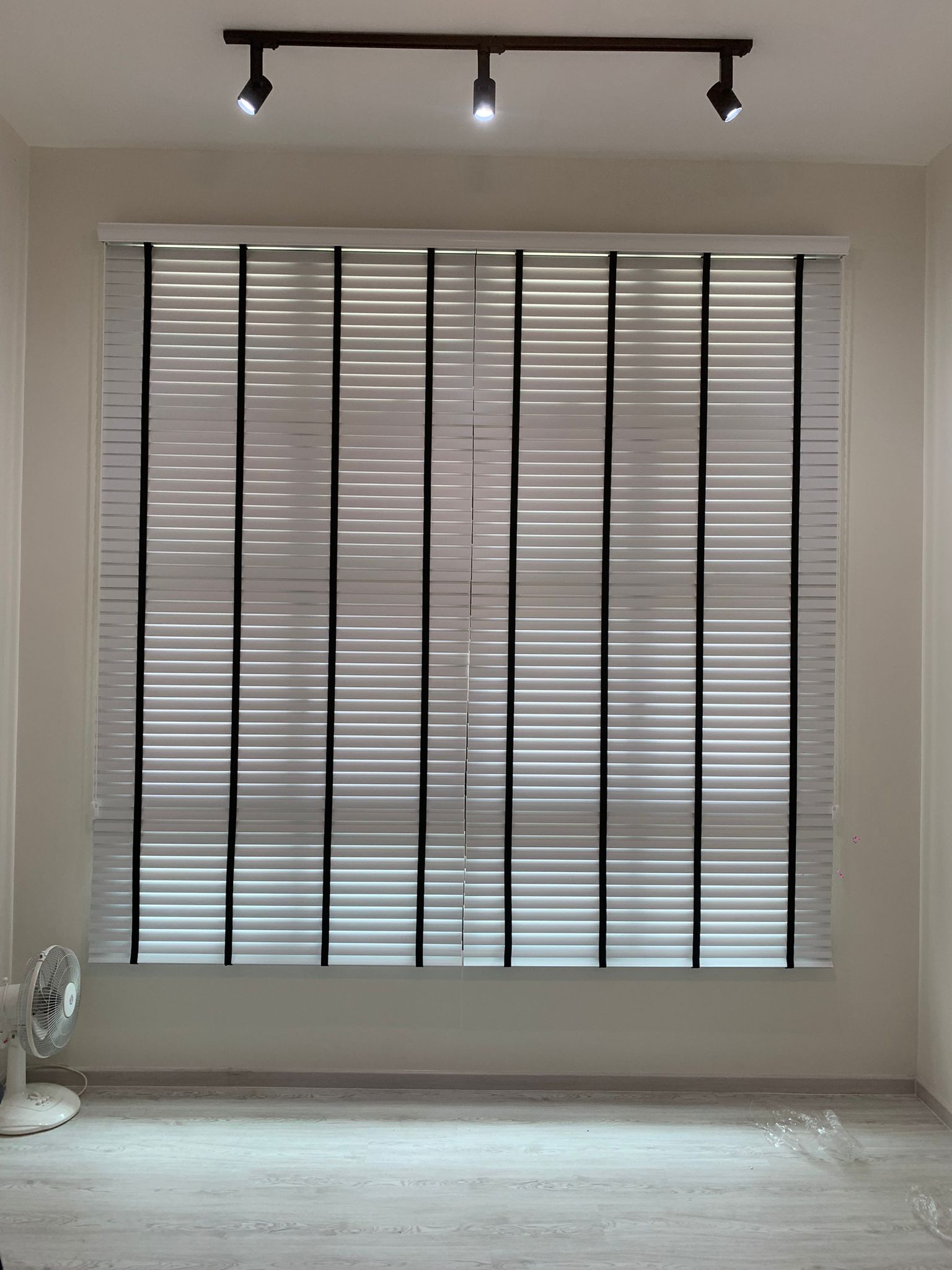 Venetian blind in a bright room